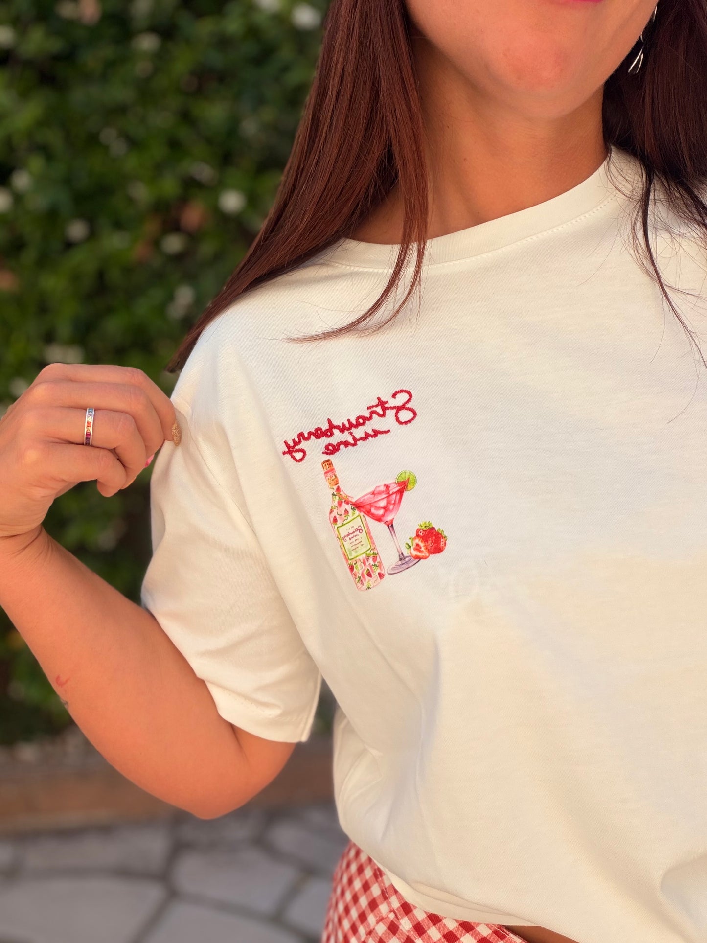TEE shirt fraise