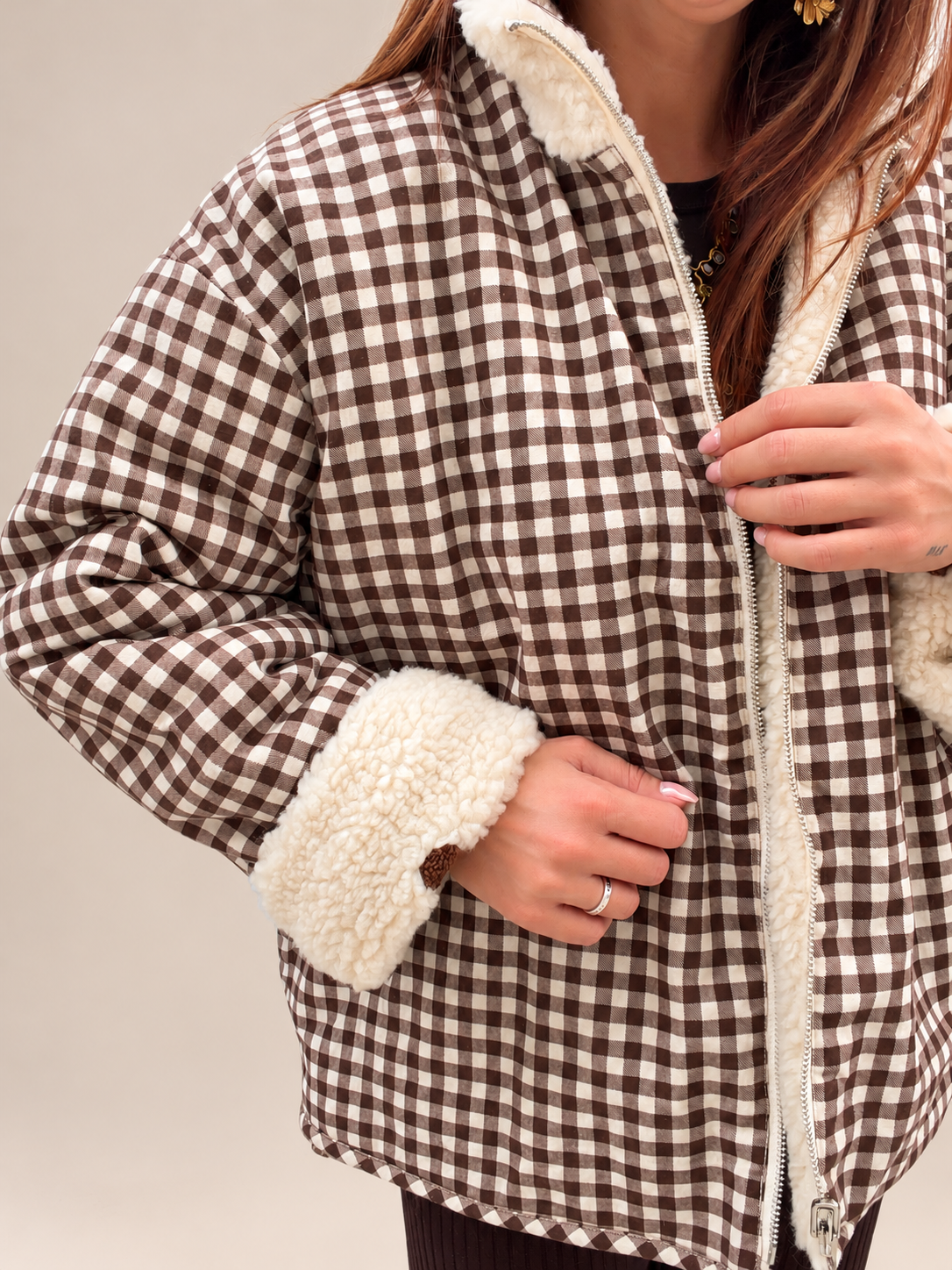 La veste polaire réversible
