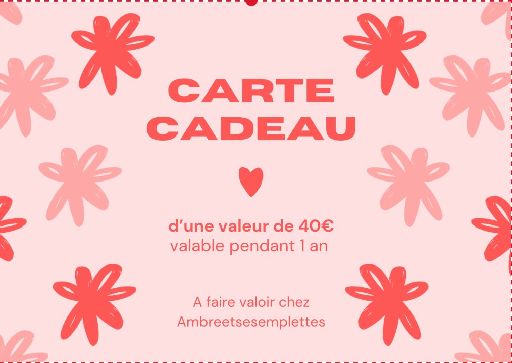 Carte cadeau 🎁