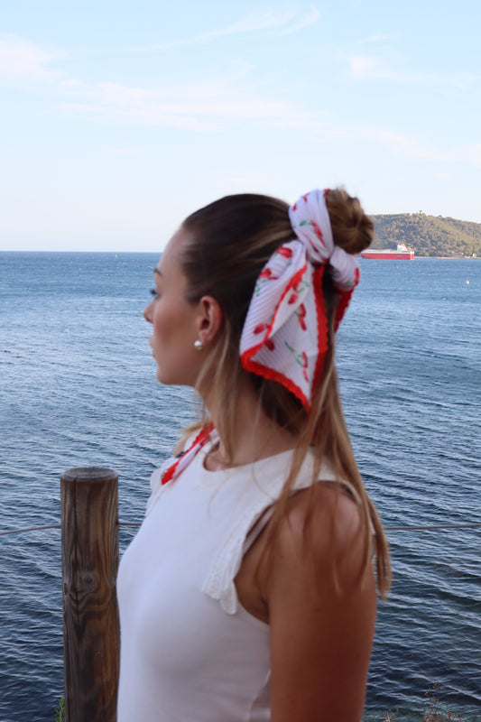 Foulard cerise