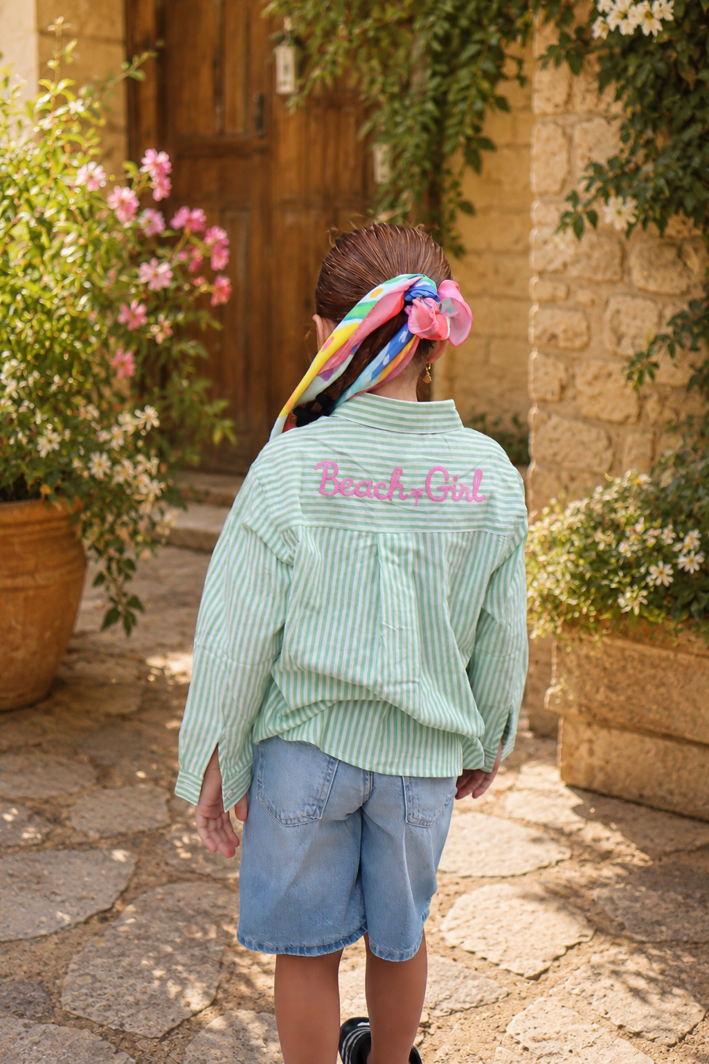 Chemise beach girl enfant