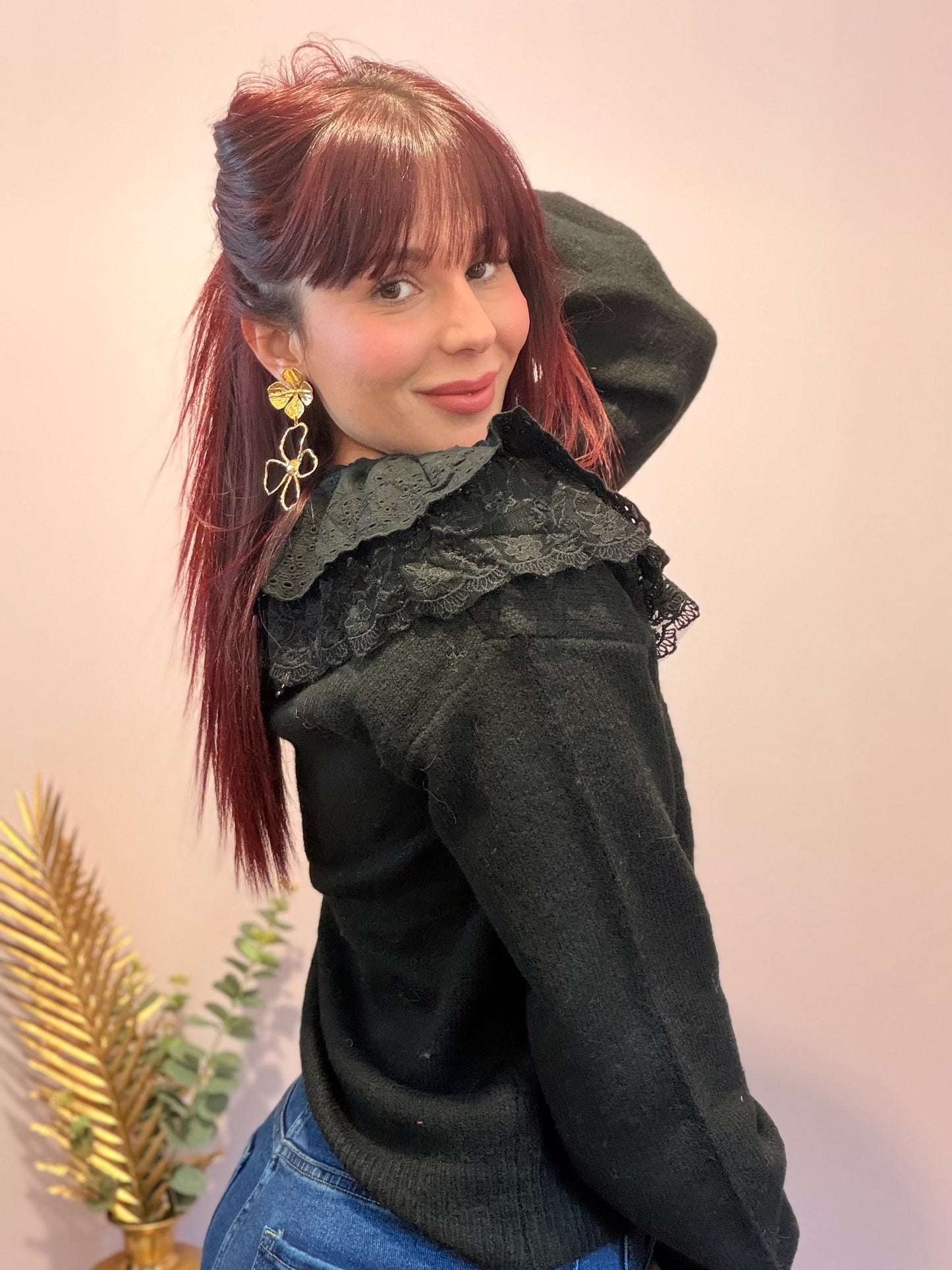 Gilet bohème noir