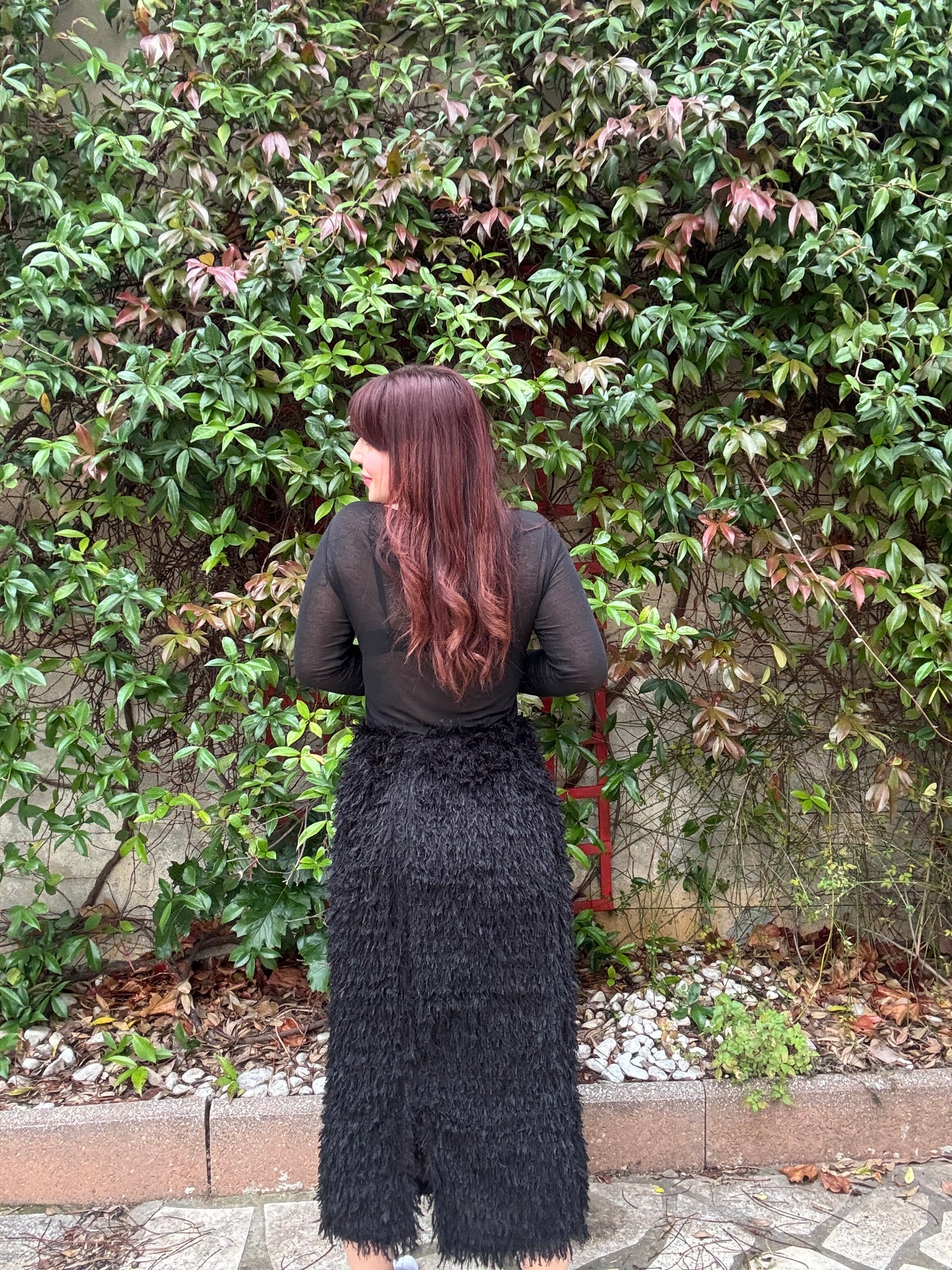 Jupe à plume