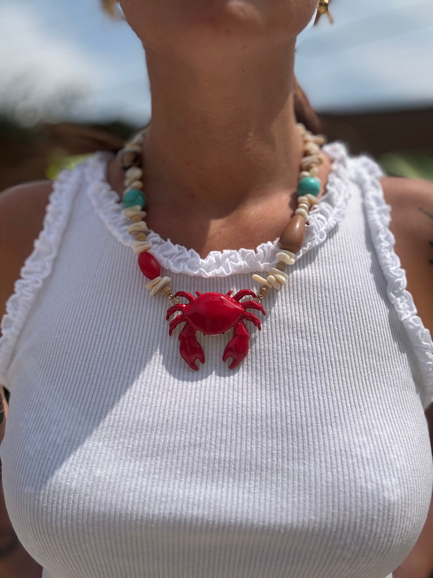 Collier Sebastian le crabe