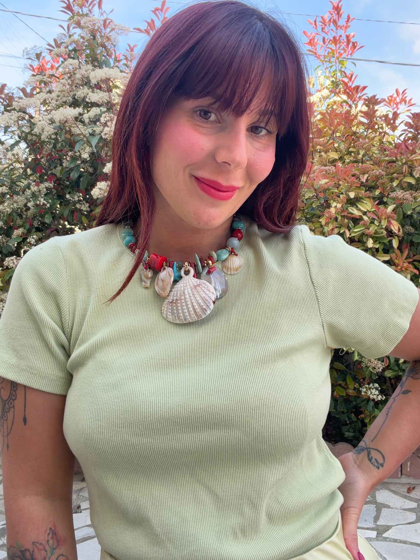 Collier coquillage