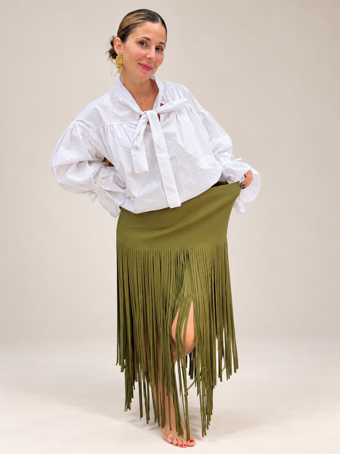 Jupe à frange
