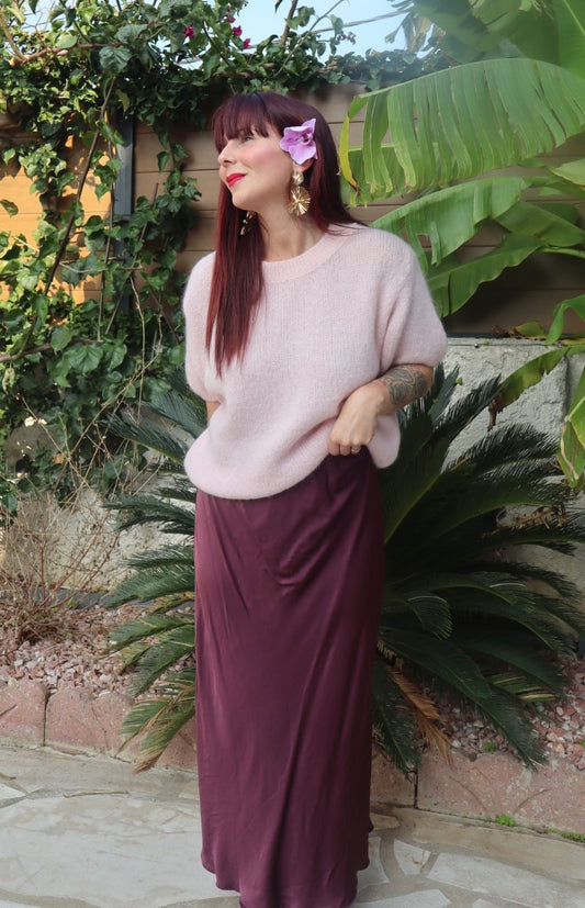 Jupe bordeaux